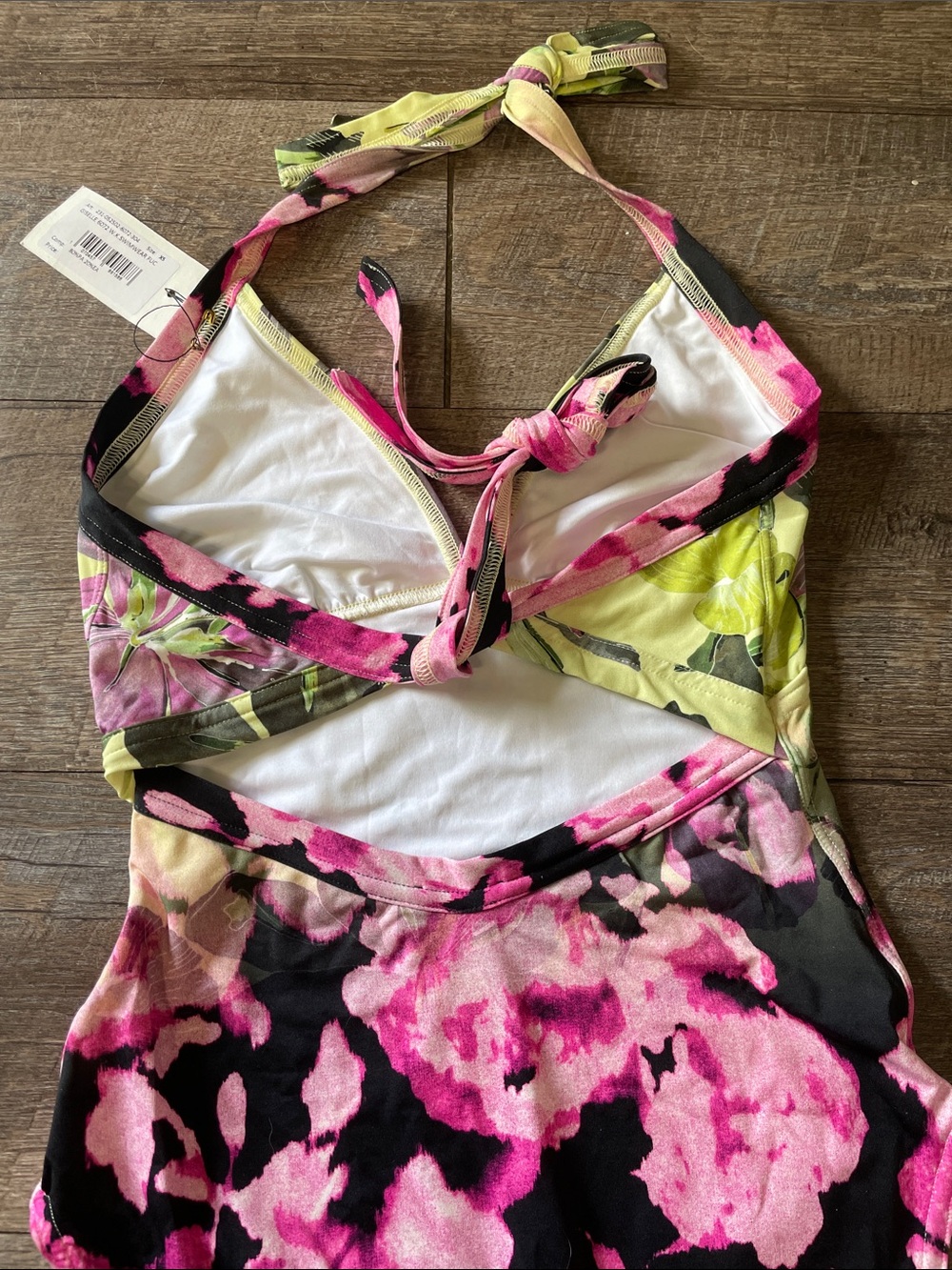 NWT Dries Van Noten Giselle Floral Halter One Piece Swimsuit - Picture 4 of 5
